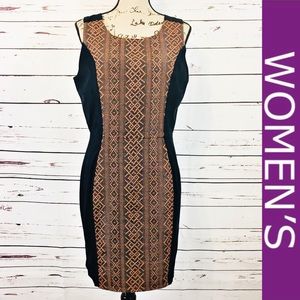 Bar III Sleeveless Figure Flattering Zip Up Dress